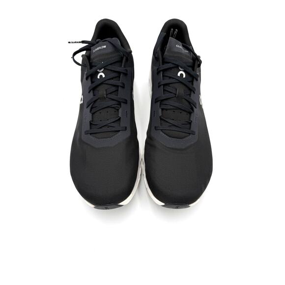 NEW! On Running Men\'s Cloudflow 4 Running Shoes - Black/White - 14 M main image 7